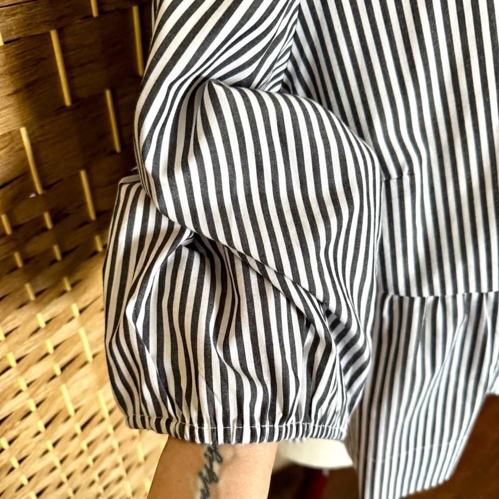 NWOT Velvet Heart 3/4 sleeve striped cotton top XL - Picture 4 of 14